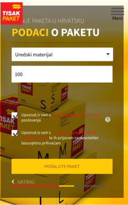 slanje patrona poštom